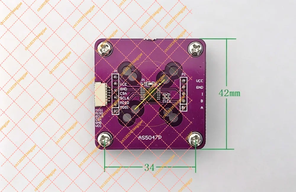 Magnetic Encoder Module with Magnet for Motor, Schematic and Source Code Included DIY Project