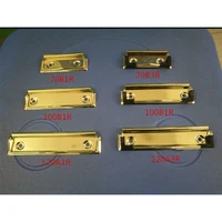 18 unids/lote negro plata bronce oro rosa 7 10 12cm Clips para portapapeles con remaches