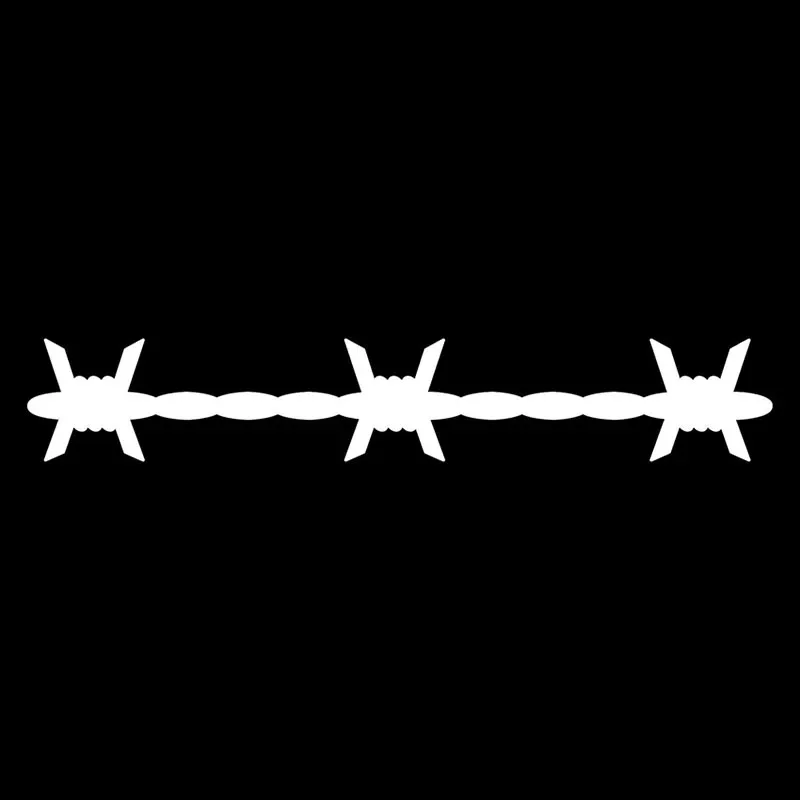 18*2.9CM Barbed Wire Creative Vinyl Car Sticker Bumper Decoration Decals Decorative Accessories