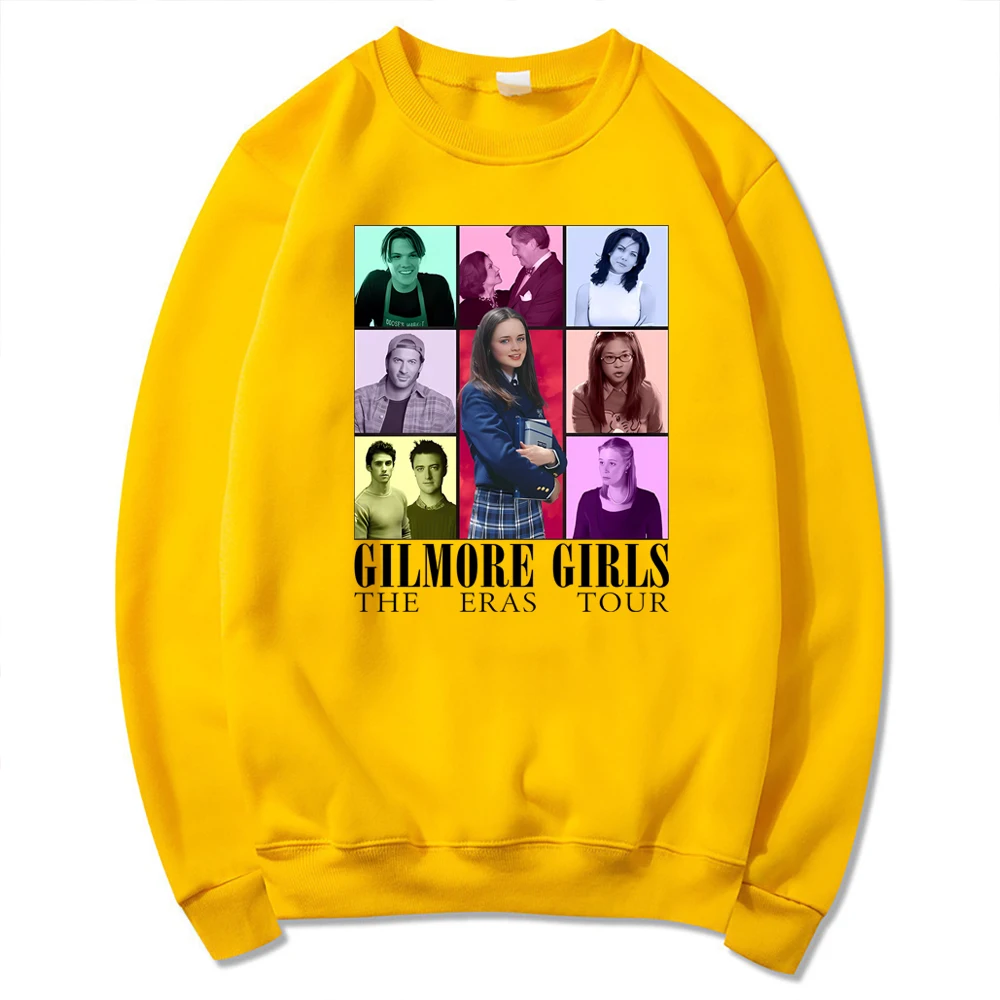 Gilmore Girls The Eras Tour Women Sweatshirt O Neck Streetwear Fashion Long Sleeved Hoodies Vintage Photos Tv Shows Jumpers