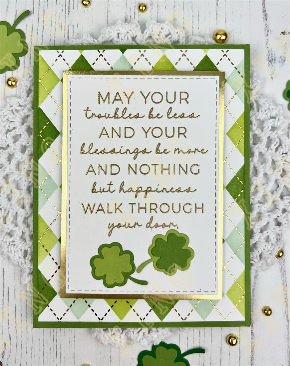 Irish Blessing Clear Silicone Stamps Diy Scrapbook Diary Decoration Embossed Paper Card Album Craft Template 2023 New Arrival