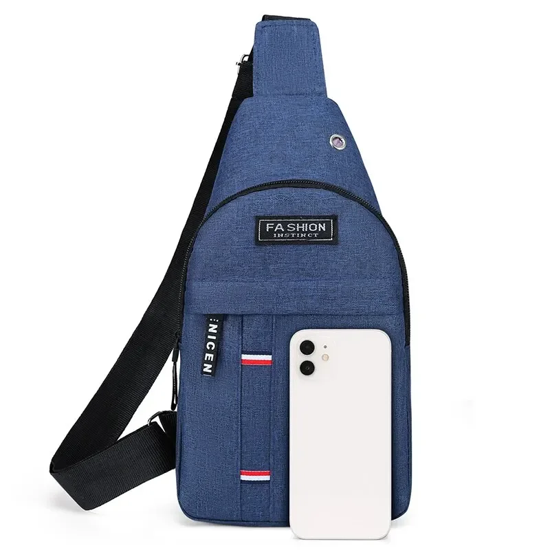 Borsttas Man Messenger Bag Nieuwe Nylon Canvas Casual Sport Reizen Borst Tas Enkele Schouder Heren Stijl