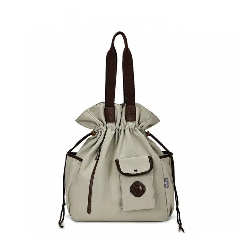 New Fashionable Versatile Lightweight Handbag Winter New Women's Large Capacity Fashion Drawstring Pocket Travel Backpack