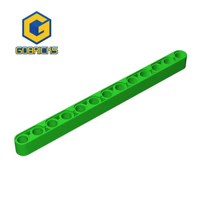 Gobrick Liftarm Tebal 1X13 Lubang Bagian MOC Blok Bangunan Batu Bata Lengan Teknis Kompatibel Merakit Partikel Mainan 41239