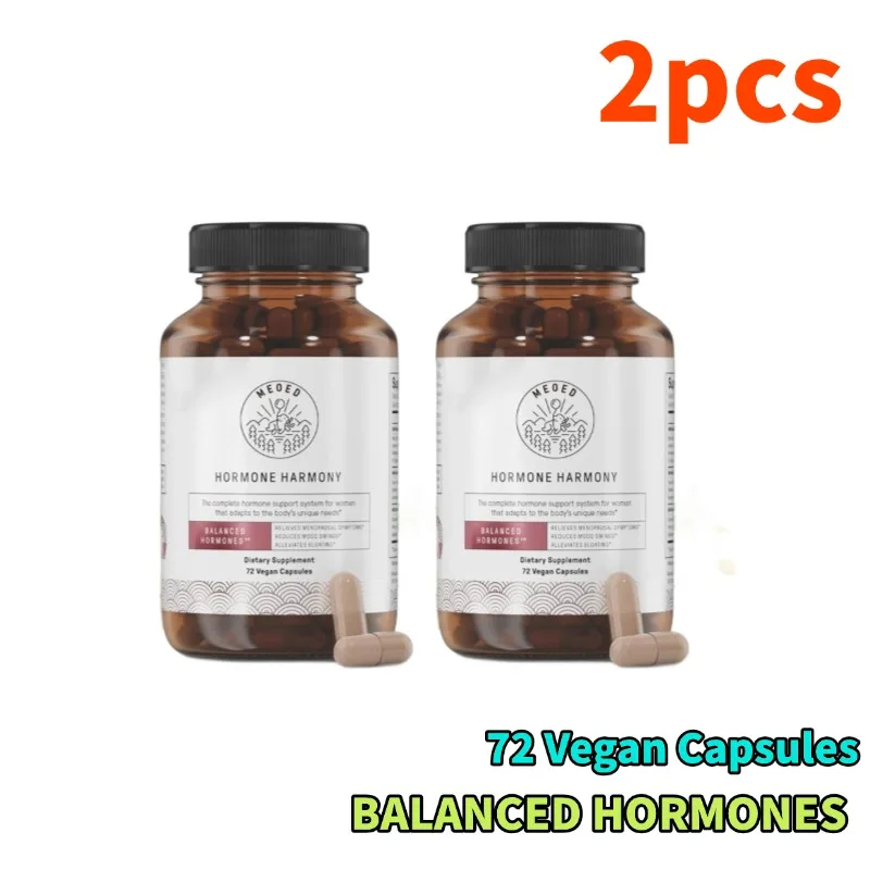 

2 шт. женские капсулы с витамином и натуральными гормонами уменьшают горячие вспышки, поддерживает здоровый сон, облегчает настроение, пищевая добавка