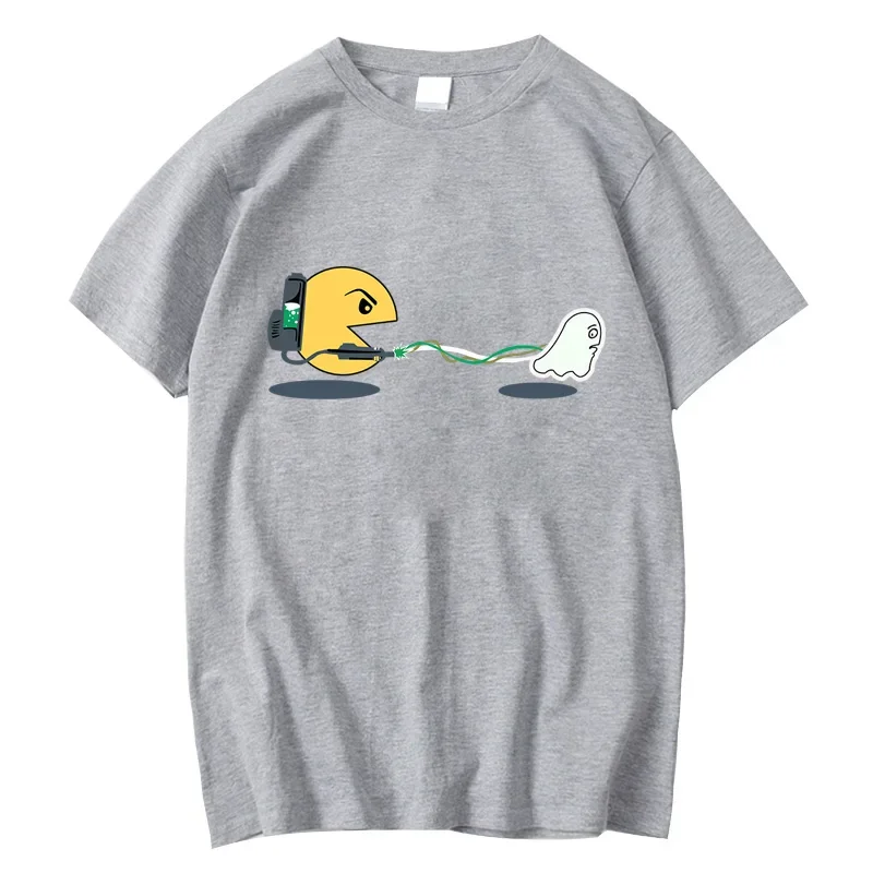 

Summer casual men's high-quality T-shirt made of 100% pure cotton with fun design and printed loose and comfortable round neck m