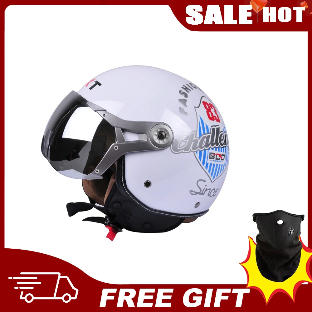 

Four Seasons шлем безопасности для мотоцикла Vintage Casco Moto ABS Shell EPS Form высококачественный скутер Casque Windsheild DOT