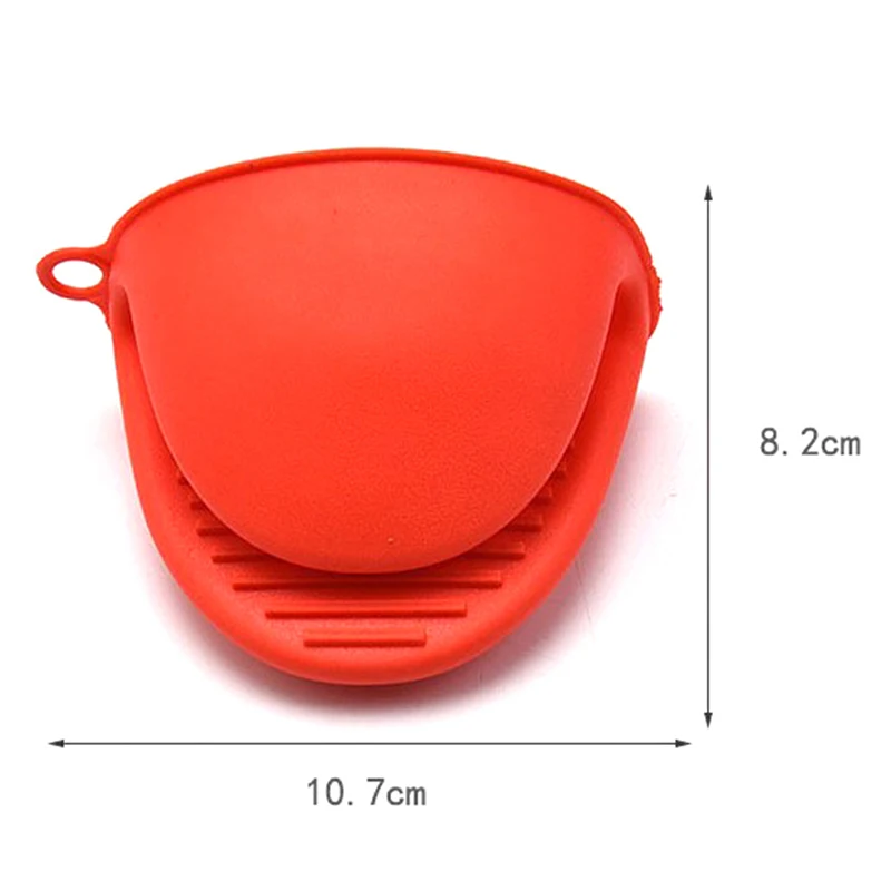 Silicone Oven Potholder Mitts 2 Pack Heat Resistant Fingertips Gripper Potholder