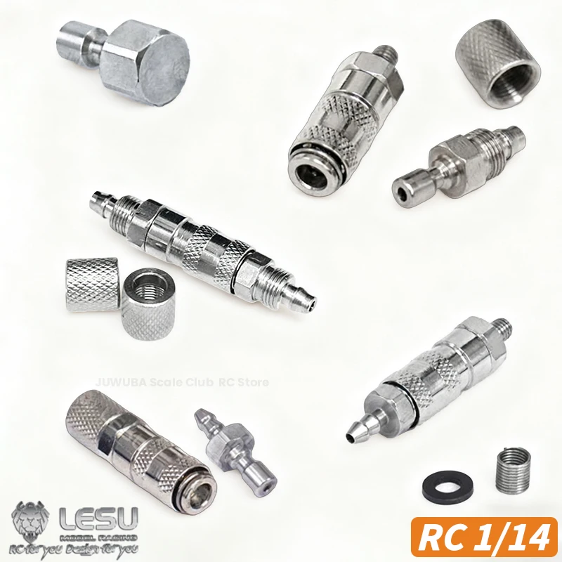 LESU Öl Düse Y-1517 Schnelle Demontage Adapter Umwandlung Stecker Für RC Hydraulikbagger Spielzeug Autos DIY Zubehör Modelle