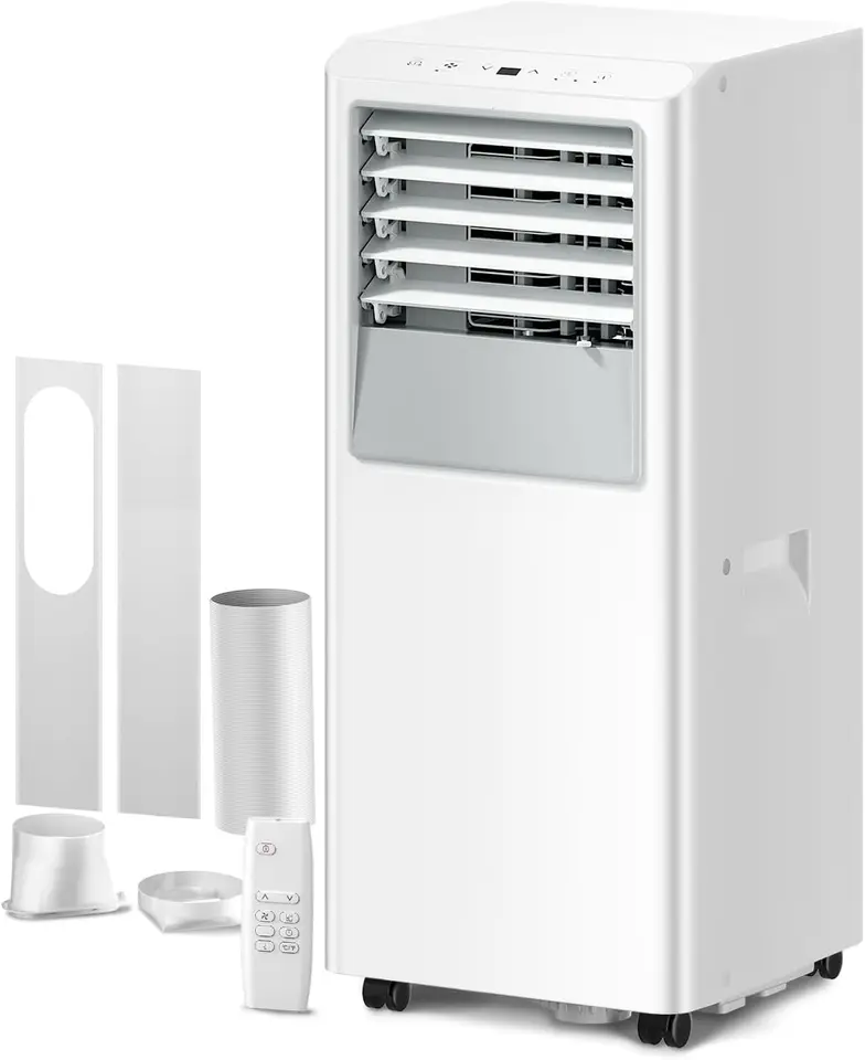 8000 BTU Portable Air Conditioner with Dehumidifier and Fan