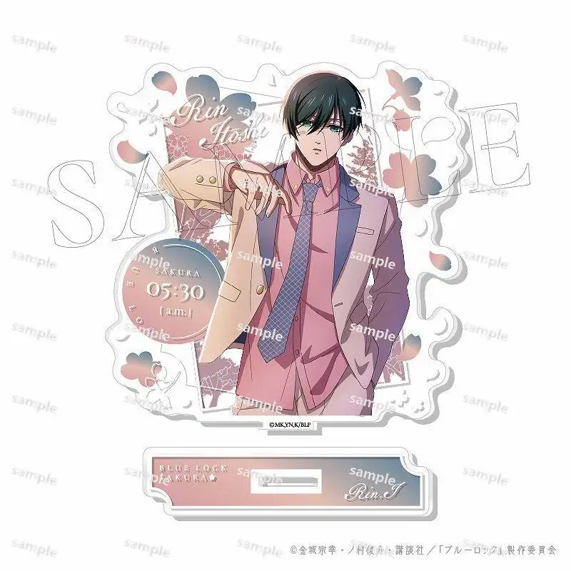 BLUE LOCK Anime Figure Itoshi Rin Nagi Seishiro Itoshi Sae Acrylic Stands Model Fashion Plate Desk Decor Prop Birthday Gift 10CM