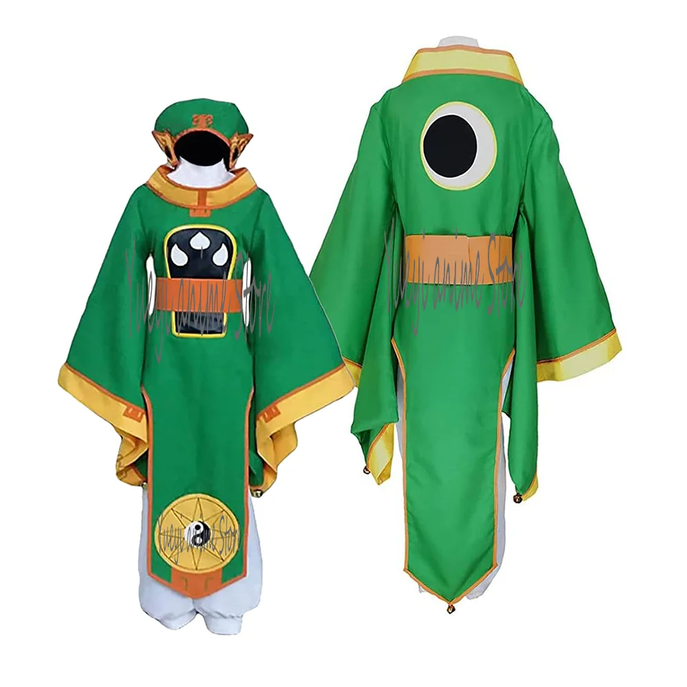 Anime Cosplay Syaoran Costume Green Uniform suit Halloween Party customized