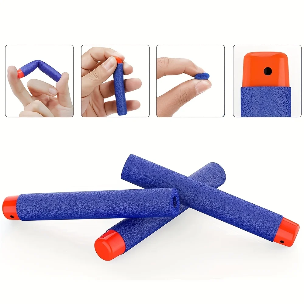 New Model Eva Soft Bullet Gun Colorful Soft Toy Gun With Orange & Blue Design Foam Bullets Included Ideal For Parties Birthdays - Image 4
