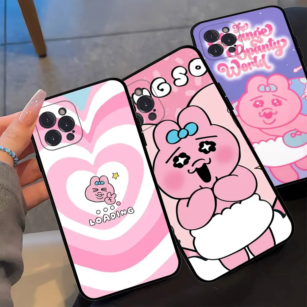 

Character O-Opanchu U-Usagi Phone Case For Iphone 17 16 15 16e 14 13 12 11 Pro Max Plus Case Cover Coque