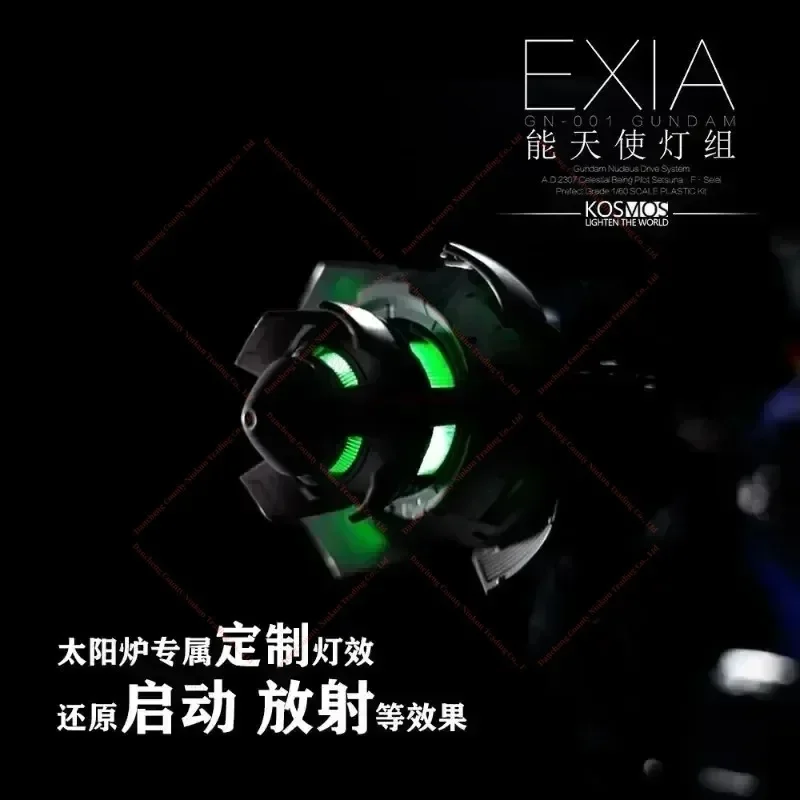 PG  Exia Gn-001 Phantom Light Group 1/60 Led Accessory Package Assembly Action Toy Figures Collectibles Gifts in Stock