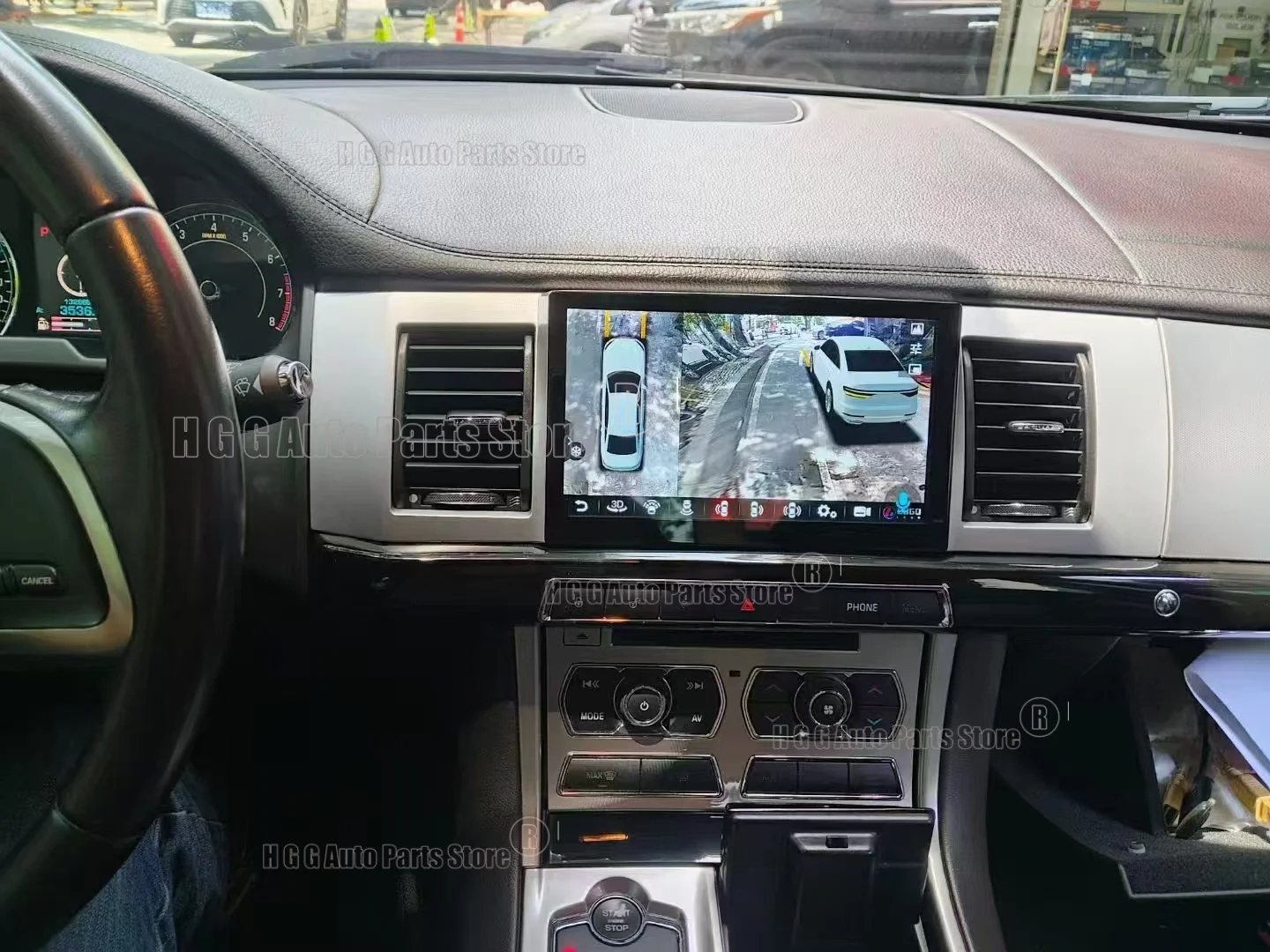 gg Android 128G For Jaguar XF 2008-2015 Car Multimedia Video Palyer GPS Navigation BT 9inch Car Radio HU DSP Carplay QLED Screen