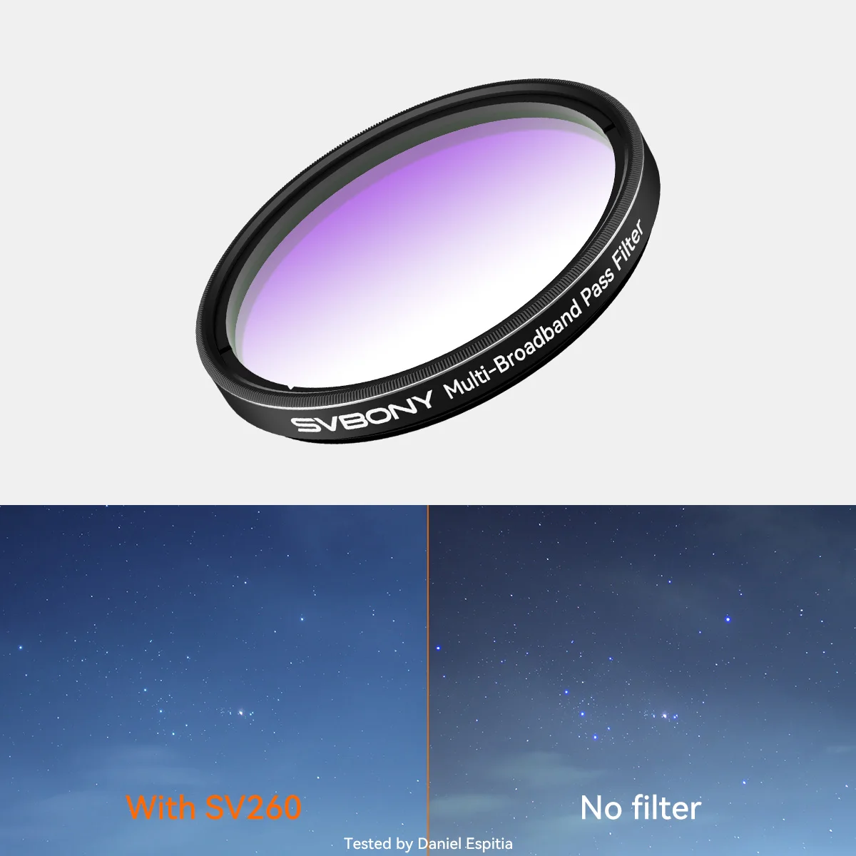 Svbony SV226 Filterschublade 2-Zoll-Mehrbandpass-Sternfeldfilter mit Anti-Licht-Leck-Design für Galaxienfotografie SV260 – Detail 18