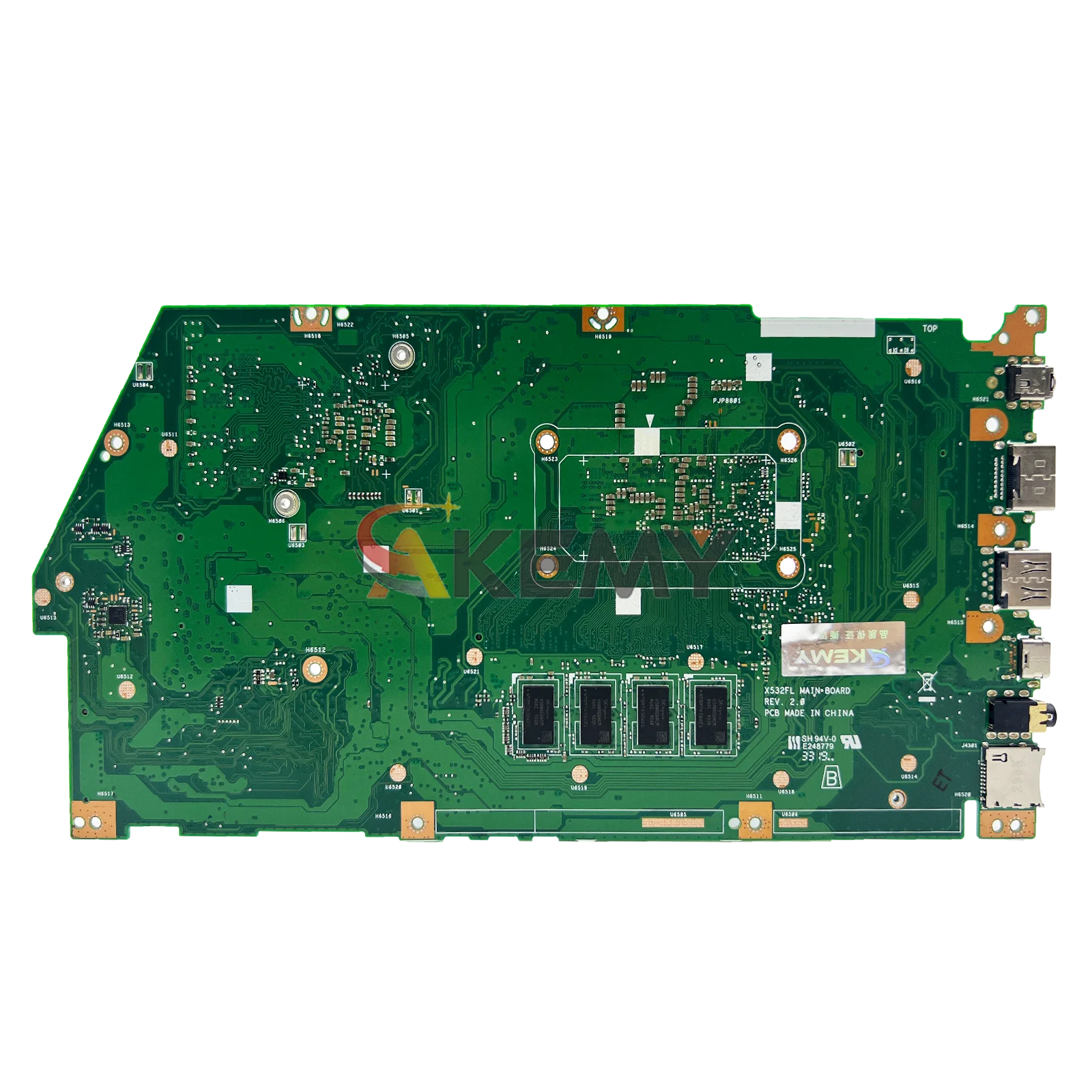 ASUS K532F S5500F V532F X532FLC K531F V531F S532F X532F X532FAC S531F 메인보드 10세대 I3 i5 i7용 X532FL 노트북 메인보드