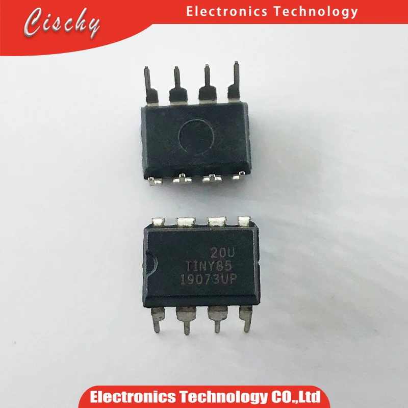 2pcs/lot ATTINY85-20PU ATTINY85-20 ATTINY85 85-20PU ATTINY45-20PU ATTINY45 45-20PU DIP-8 In Stock