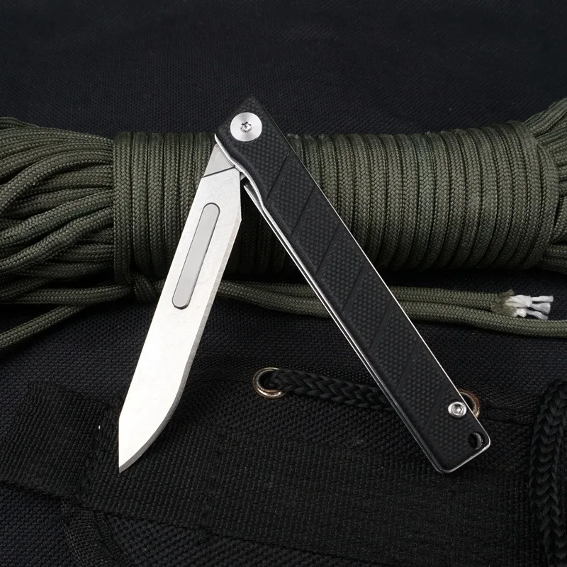 Outdoor Folding Knife, Pocket Knife, Convenient Stainless Steel Small Knife, Detachable, Multiple Handle Material Options
