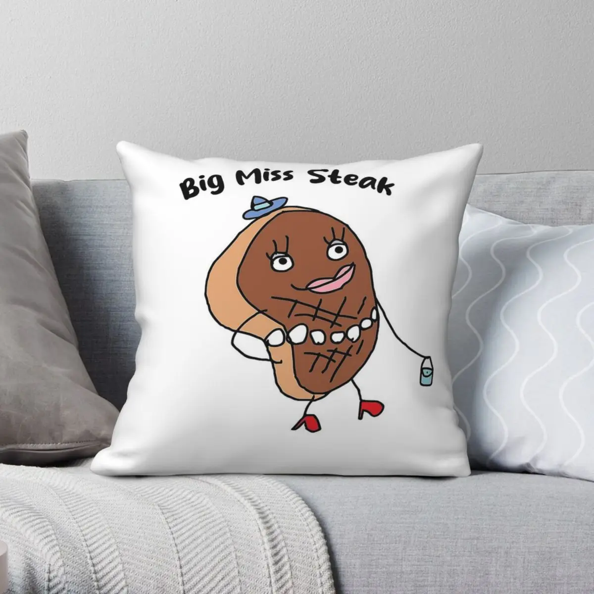 البنوك الثلاثية كبيرة ملكة جمال ستيك ساحة المخدة البوليستر الكتان المخملية المطبوعة وسادة رمية مزخرفة غطاء وسادة المنزل #1