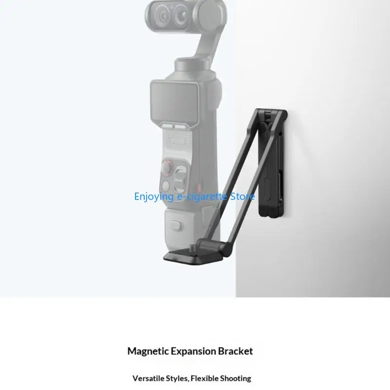 Metallstützständer mit magnetischer Halterung und faltbarem, freistehendem Design für Handkamera-Schreibtischaufnahmen, Produkt – Detail 10