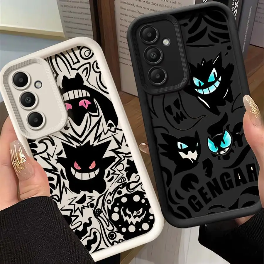 Pokemon Gengar Phone Case for Galaxy A15 A72 A52 4G 5G A25 A35 A55 A51 A73 A52s A53 A54 5G A71 4G Cover