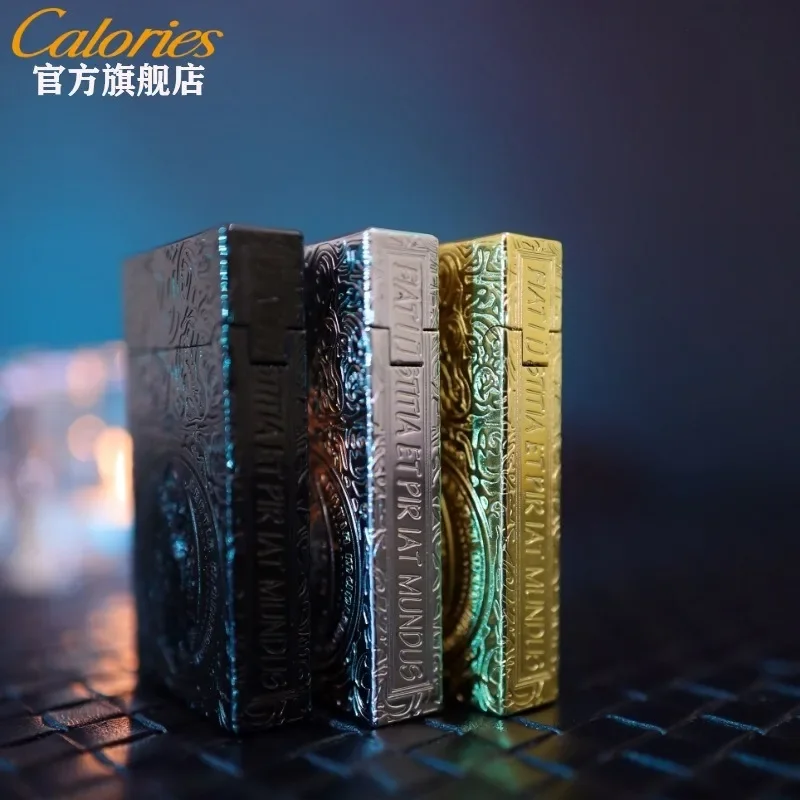 

Надувная звуковая зажигалка с калориями, ретро, винтажная, с гравировкой, металлический ветрозащитный инструмент для освещения сигарет, бизнес-подарок