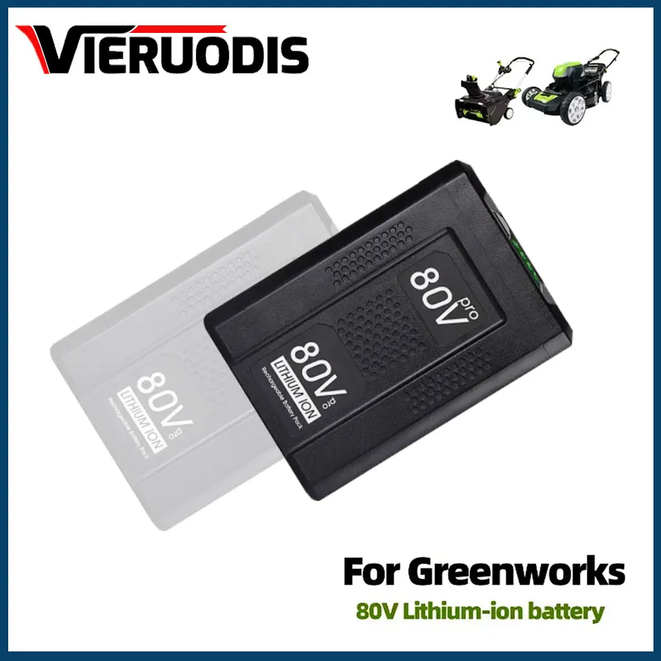 

For Greenworks high-quality 80V snowblower tool battery, 80V maximum lithium-ion battery GBA80200 GBA80250 GBA80400 GBA80500