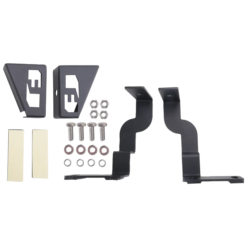 

4X Car LED Front Cowl Light Work Lighting Bracket Mounting Holder Hood Spotlight Bracket For Toyota Fj Cruiser 2007-2016