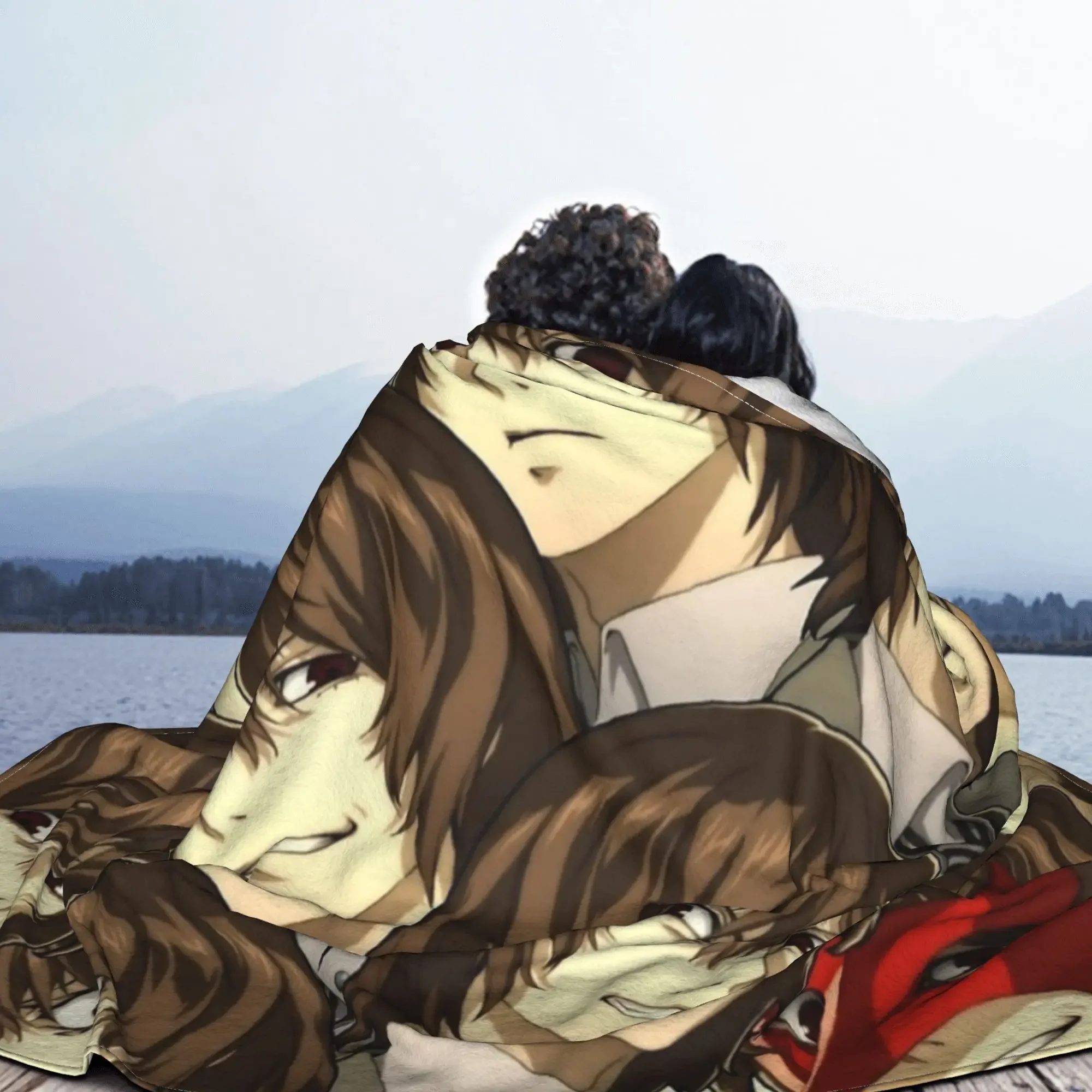 P5R وجوه جورو أكيتشي الفانيلا بطانية مخصصة رمي البطانيات ل أريكة الفراش صالة 200x150 سنتيمتر أفخم رقيقة لحاف #3