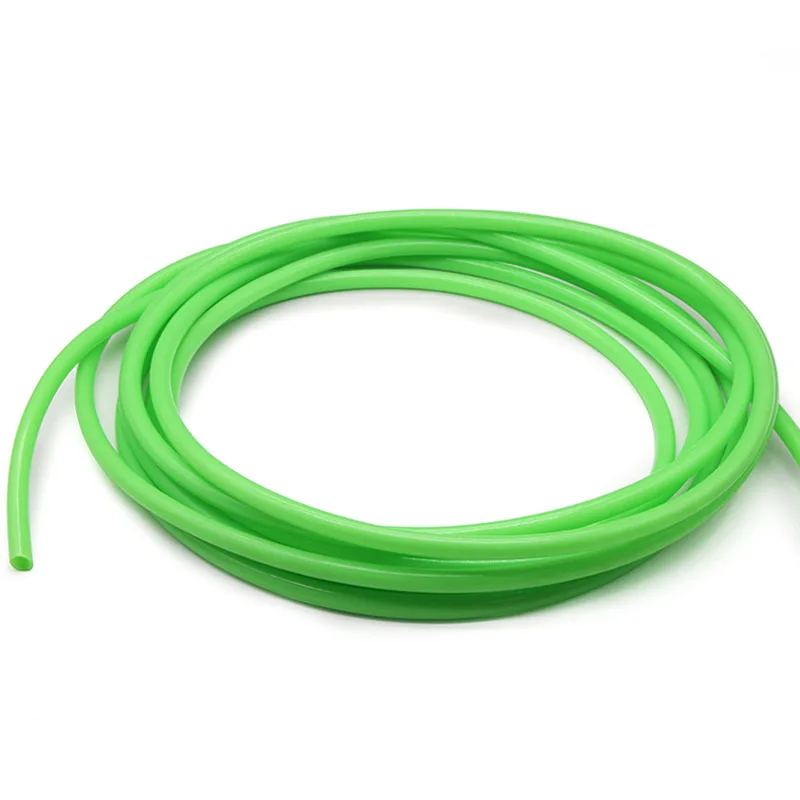 1 metro ID 1mm-25mm tubo in gomma siliconica verde per uso alimentare tubo flessibile insapore resistente alle alte Temperature 4x 6/5x 7/6x 8/12x16mm