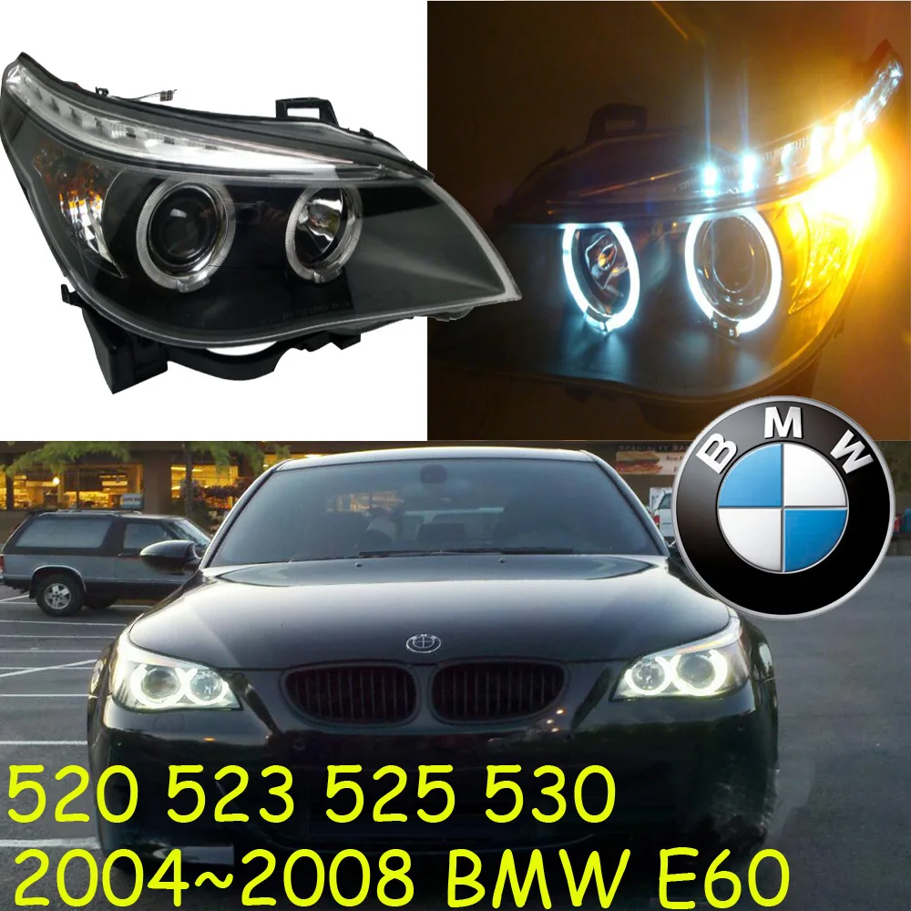 Luz de parachoques de coche E60, faro delantero, 520 523 525 530, años 2004 2005 2006 2007 2008, accesorios para coche, faro delantero E60, luz antiniebla; E 60