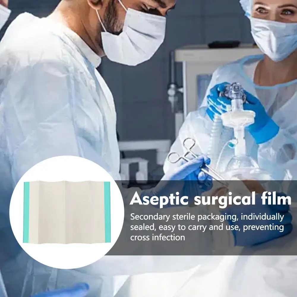 

15/20pcs Disposable Medical Surgical PU Film Sterile Surgical Transparent Adhesive Film Incision Towel Operation Drape Dres W0O6