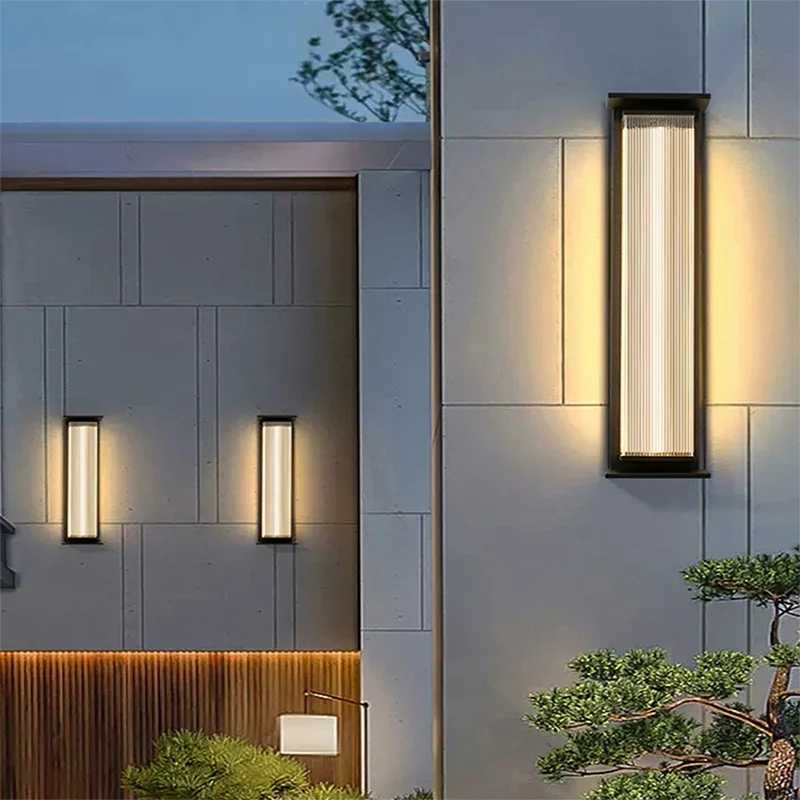 AFRA Contemporary LED Outdoor Wall Lamps Electric Simplicity Waterproof Balcony Hallway Courtyard Villa Gate Hotel