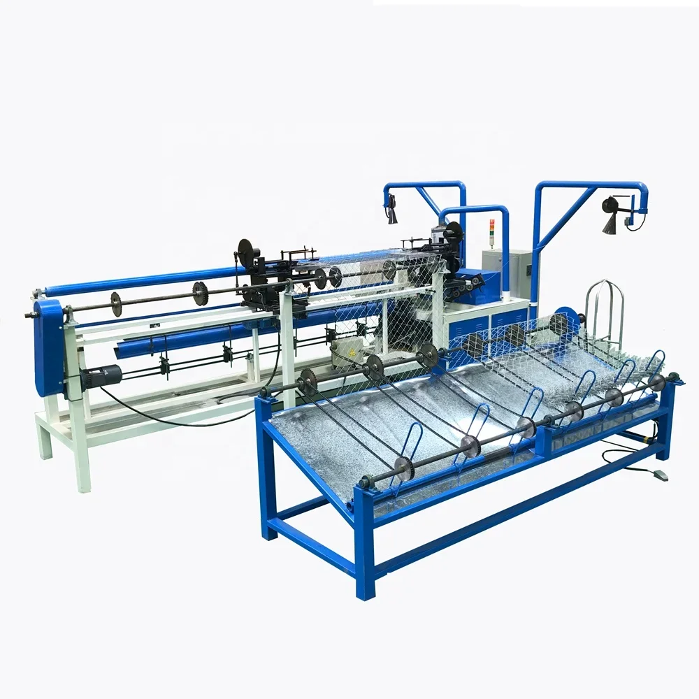 Automatic wire mesh weaving fencing making chain link fence machine