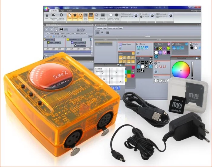 

Sunlite Suite 2 FC 1536 channels DMX512 Stage Lighting Controller Software DJ Disco Lighting Equipment Control Box