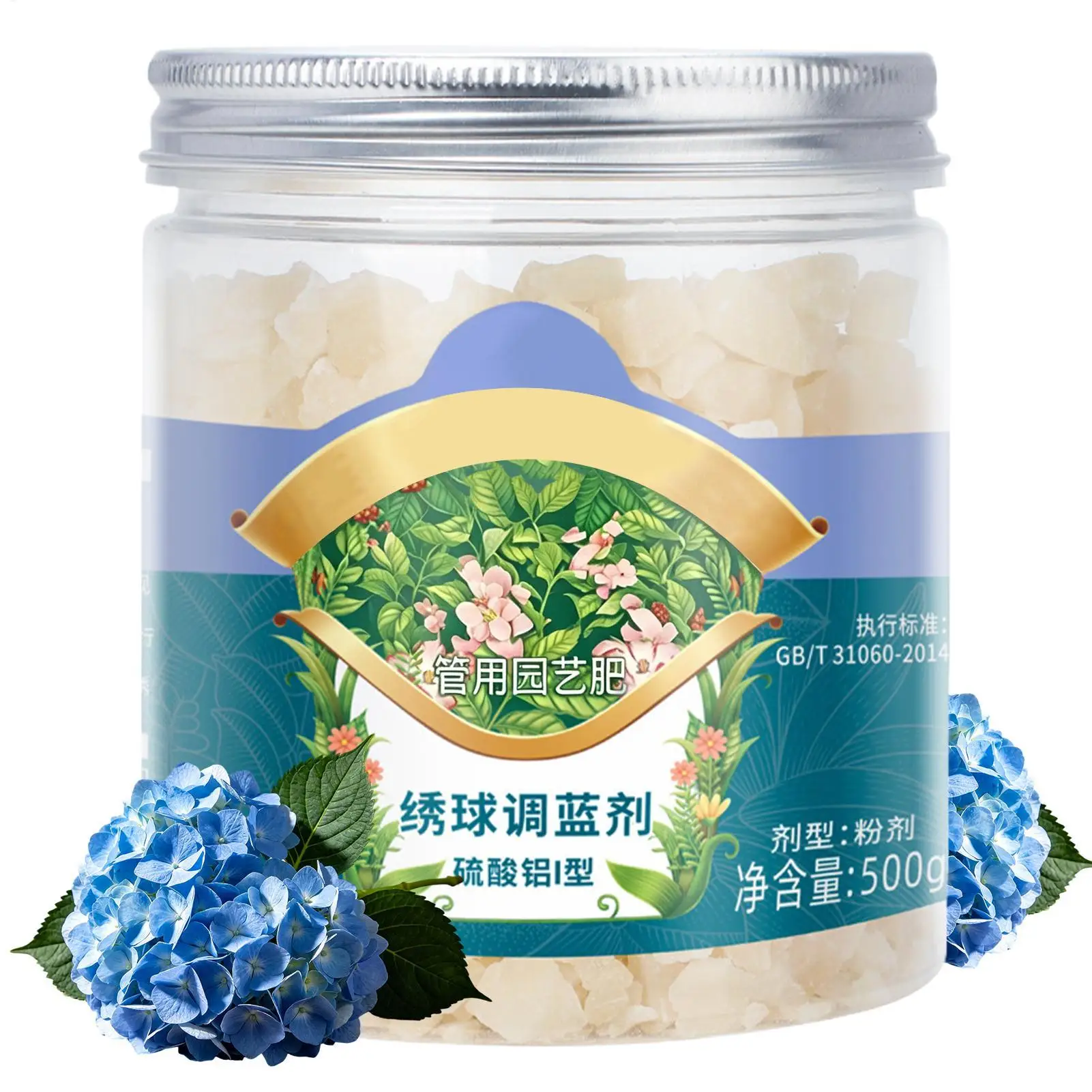 Hydrangea Fertilizer to Turn Blue Flower Coloring Hydrangea Blueing Nutrient for Gardeners Farmers Growers Landscapers Garden