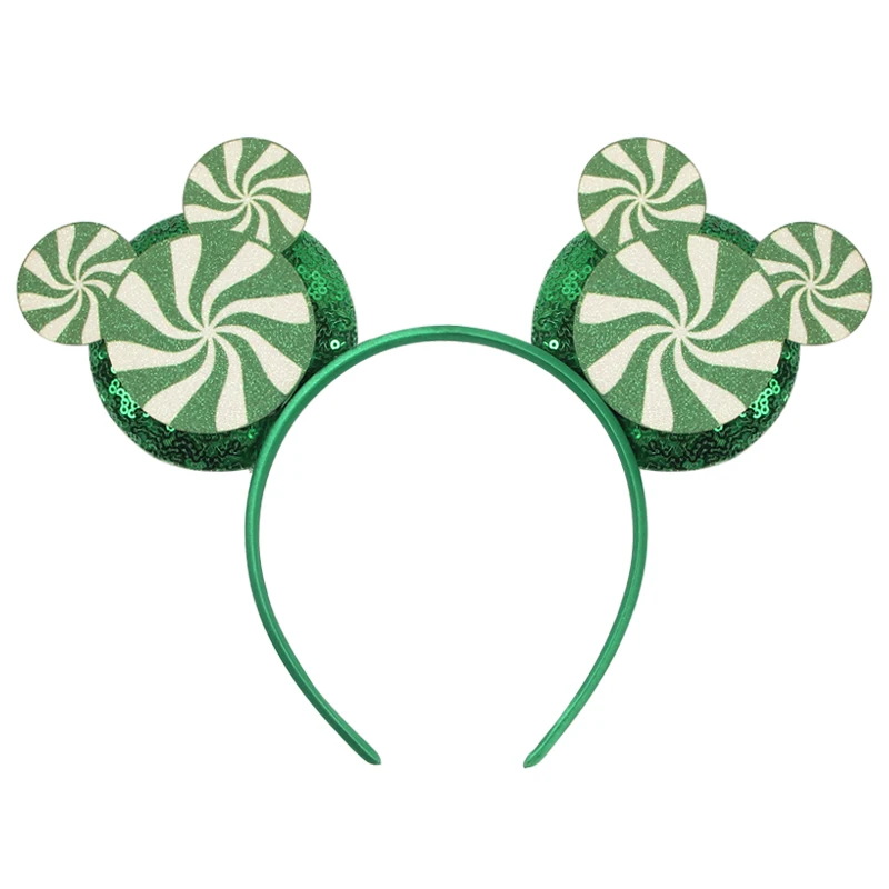 ديزني ميكي ميني ماوس الأذن الشعر الأطواق الكرتون حفلة عيد الميلاد الديكور عطلة موضوع الحدائق ارتداء إكسسوارات الشعر النسائية #5