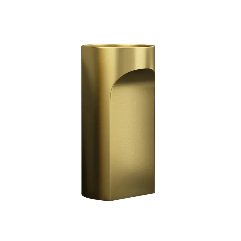 New simple integrated floor-to-ceiling washbasin single basin round stainless steel column basin hotel bathroom washbasin