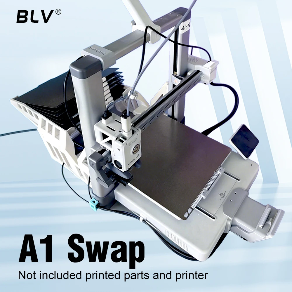 BLV Swapmod TL-Swap A1 for BambuLab A1 3D Printer A1 Upgrades Automatic Plate Change Kit 3D Printing Farm Automation