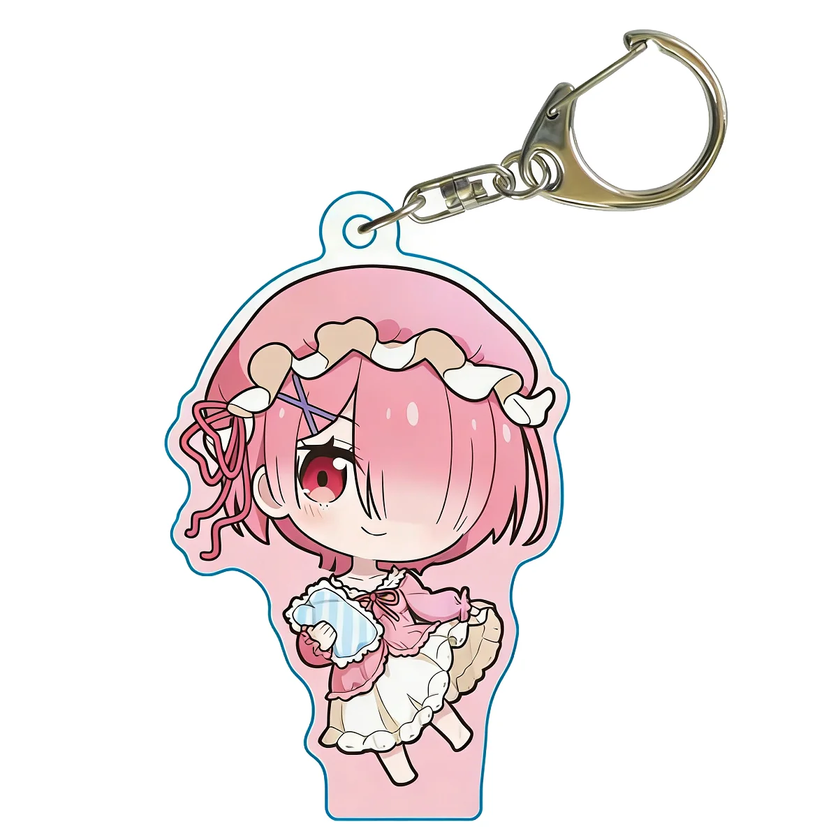 Re:ZERO Season 4 April 2026 Release 6cm Acrylic Keychain Subaru Emilia Rem Double-sided HD Print Isekai Anime Merch