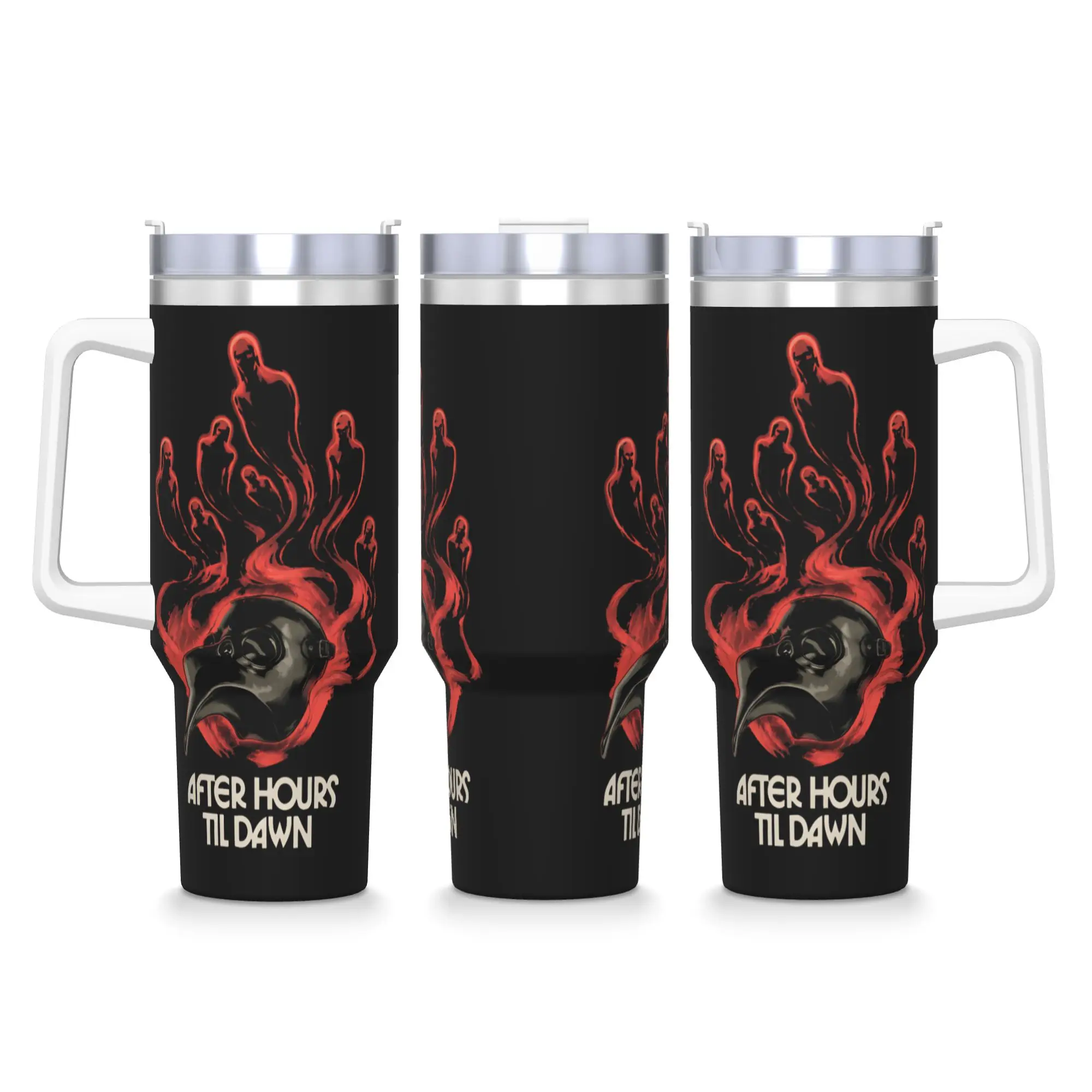 

40OZ Stainless Steel Tumbler The Weeknds Rapper Singer Coffee Mug Insulated Hot Drinks Car Mugs Travel Water Bottle