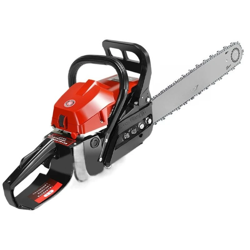 

High power gasoline saw, four-stroke pure gasoline logging saw