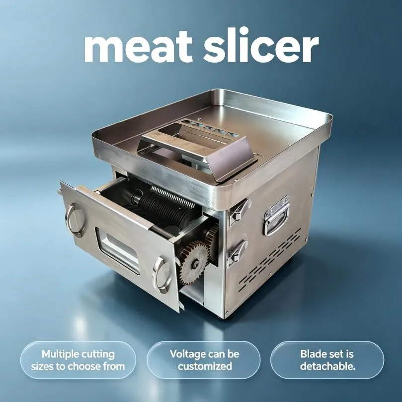 High-Quality kitchen Meat Slicer Commercial Electric Slicer Slicing Dicing Meat Processing Machine