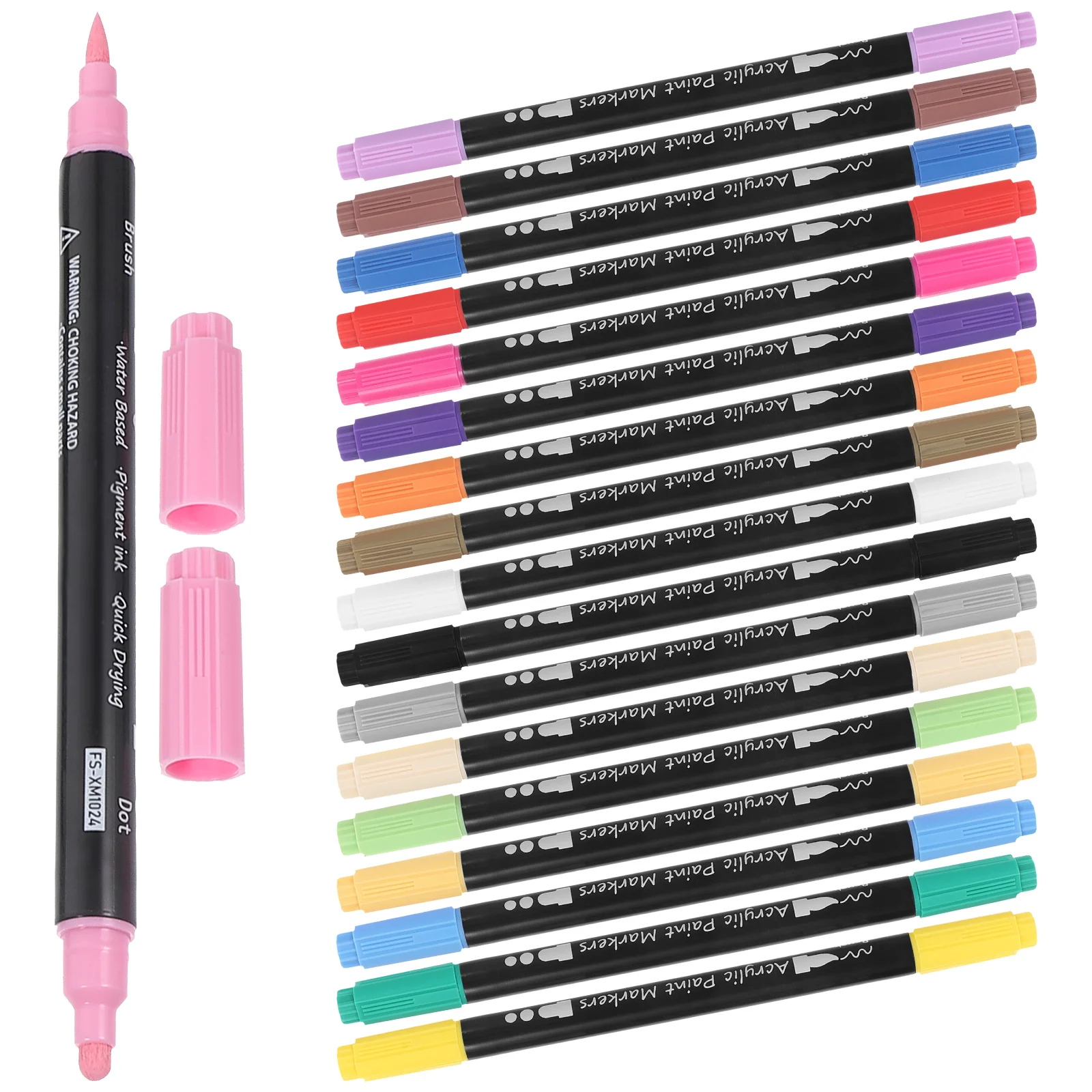 

Double-headed Acrylic Pen Paint Oil Based Markers Scrapbooking Supplies Graphic Pens