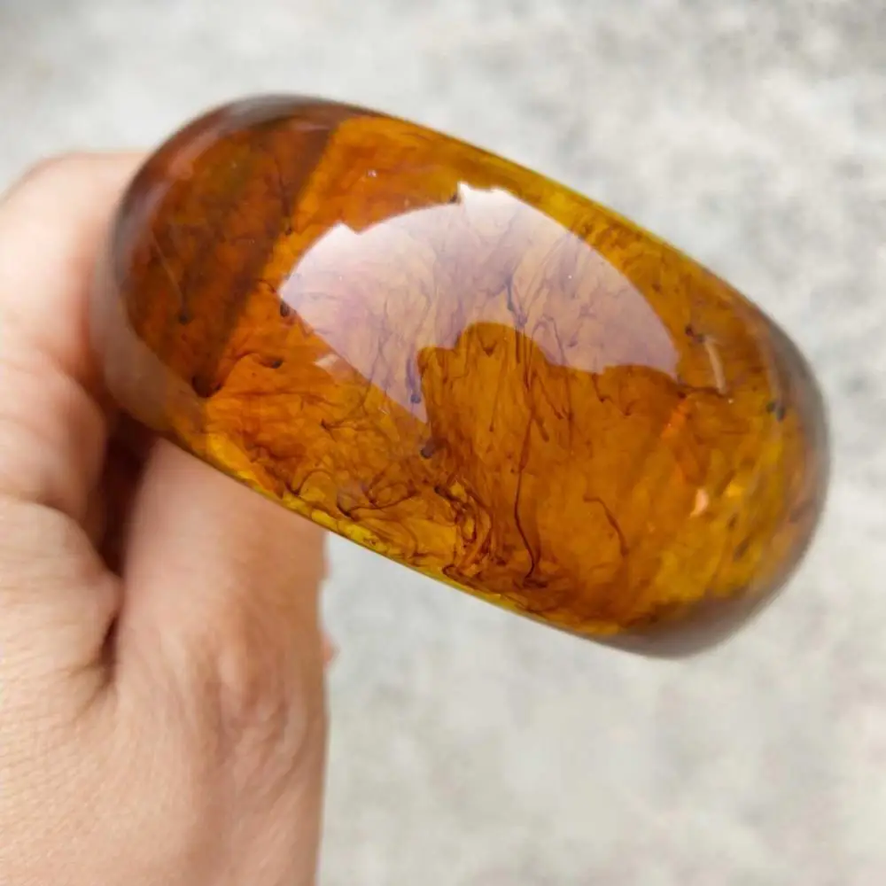 

Amber Beeswax Bracelet Wide Amber Bracelet home accessories