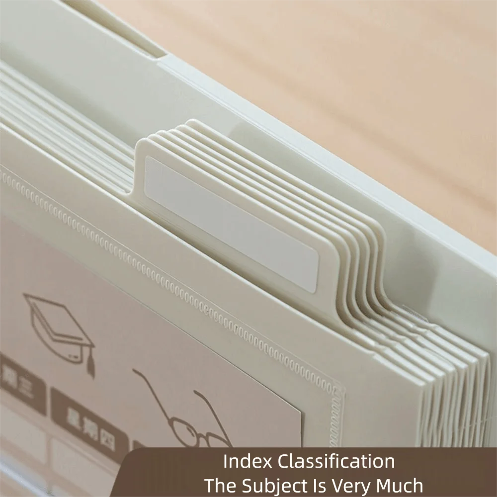 

Portable Wall Hanging File Organizers A4 With Handle Hanging Wall Document Bag Waterproof Letter Size Expanding File Folder