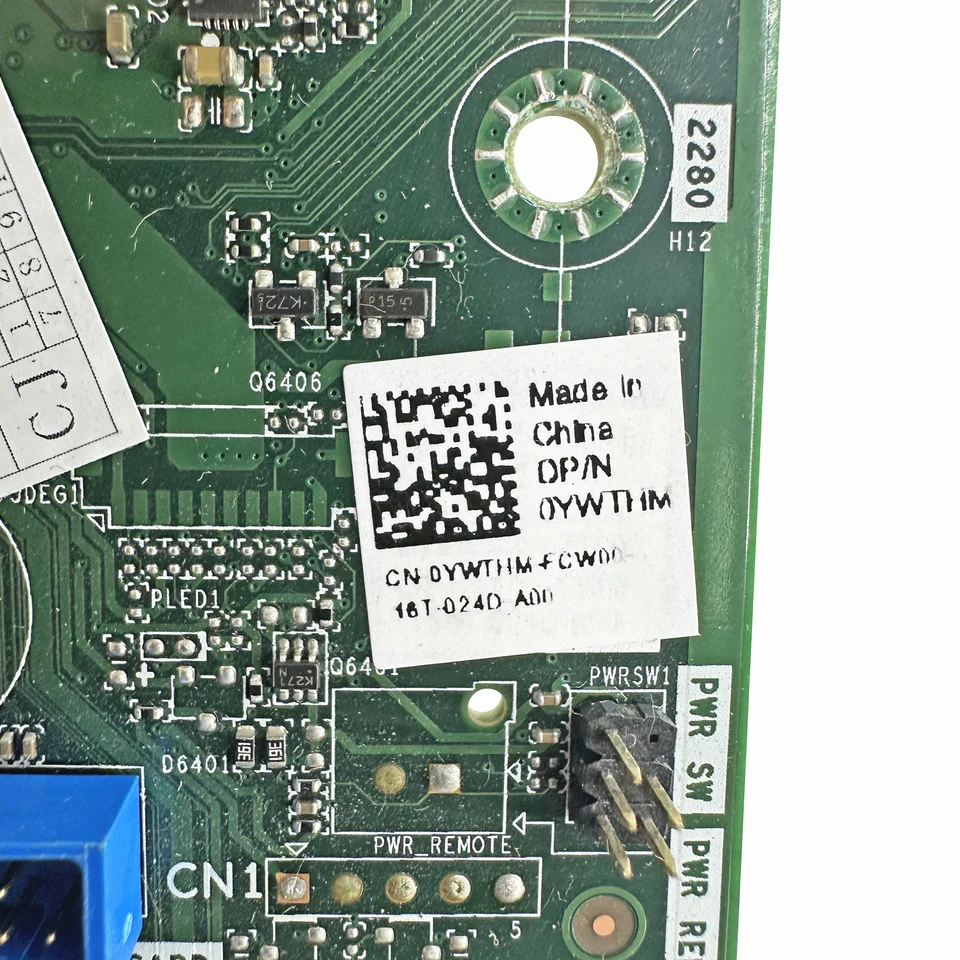 Original For Dell OptiPlex 7090 SFF Desktop Motherboard YWTHM