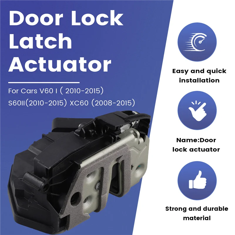 

X39A-31349871 Central Door Lock Actuator Right Rear Lock For VOLVO I S60II XC60 31301944